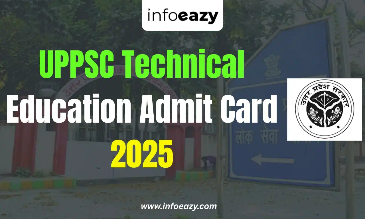 UPPSC Technical Education Admit Card 2025