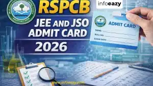 RSPCB JEE and JSO Admit Card 2026 Out, Download PDF @environment.rajasthan.gov.in