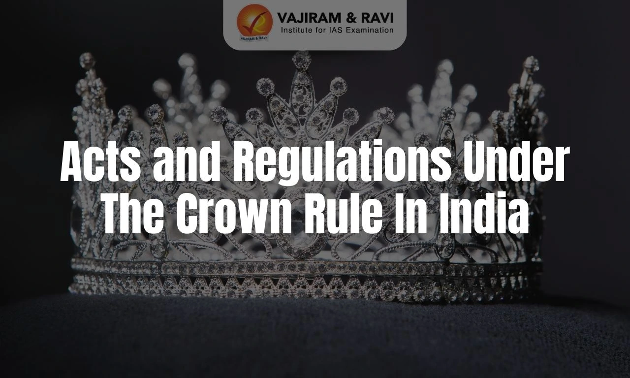 Acts and Regulations under the crown rule in india