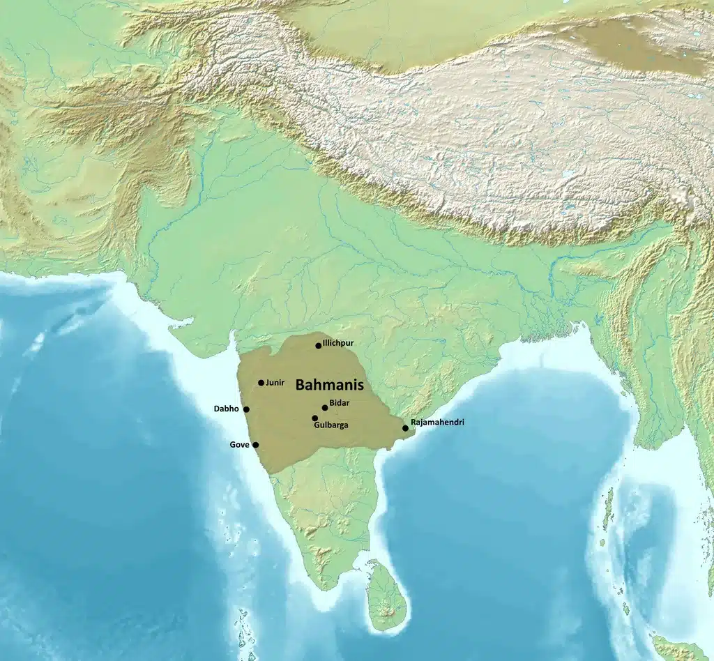 Bahmani Kingdom Map