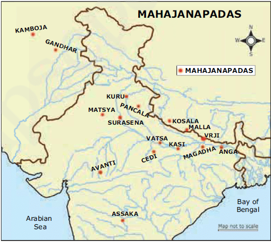 Mahajanapadas Map 