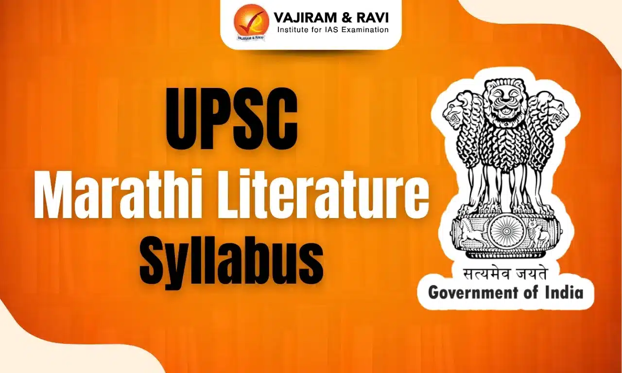 UPSC Marathi Literature Syllabus