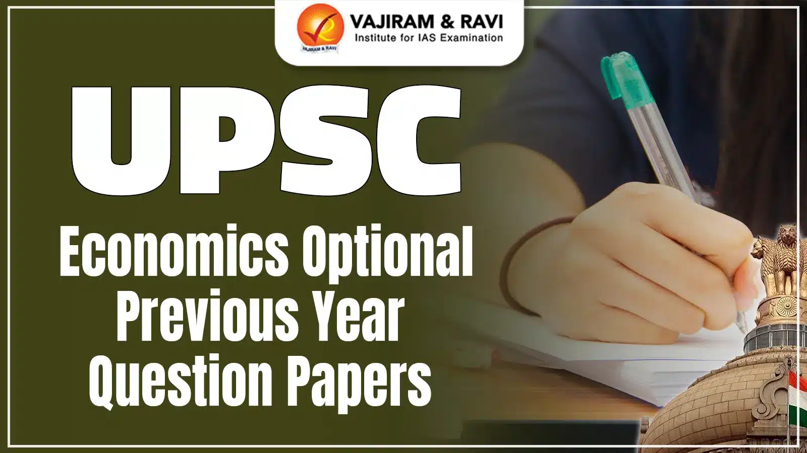 UPSC Economics Optional Previous Year Question Papers