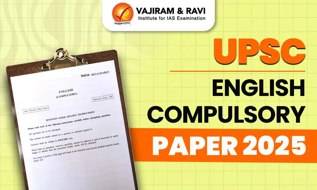 UPSC English Compulsory Paper 2025