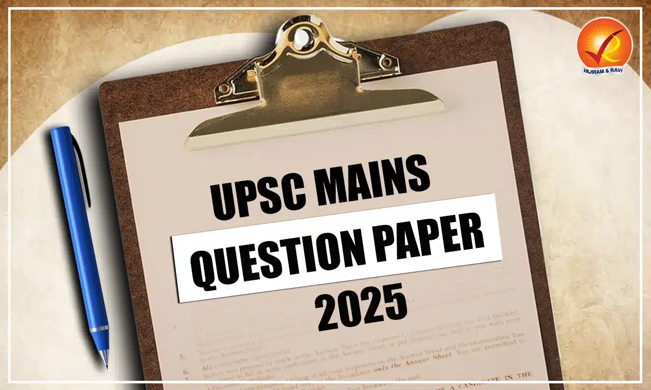 UPSC Mains Question Paper 2025
