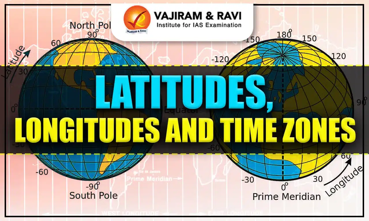 Latitudes, Longitudes and Time Zones