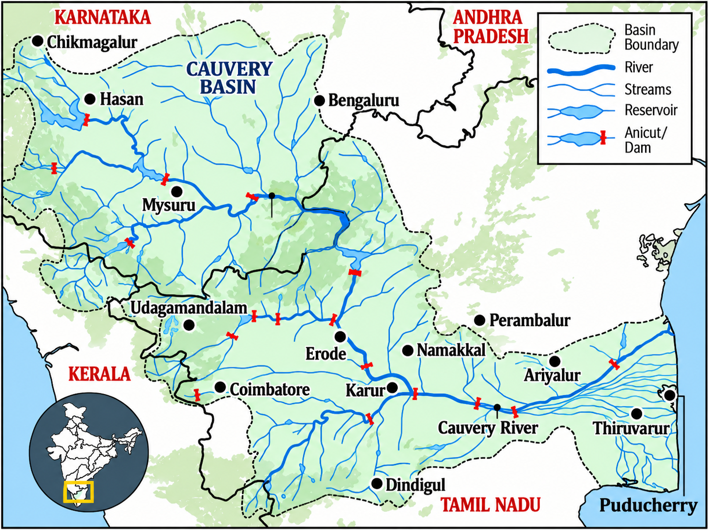 Kaveri River System