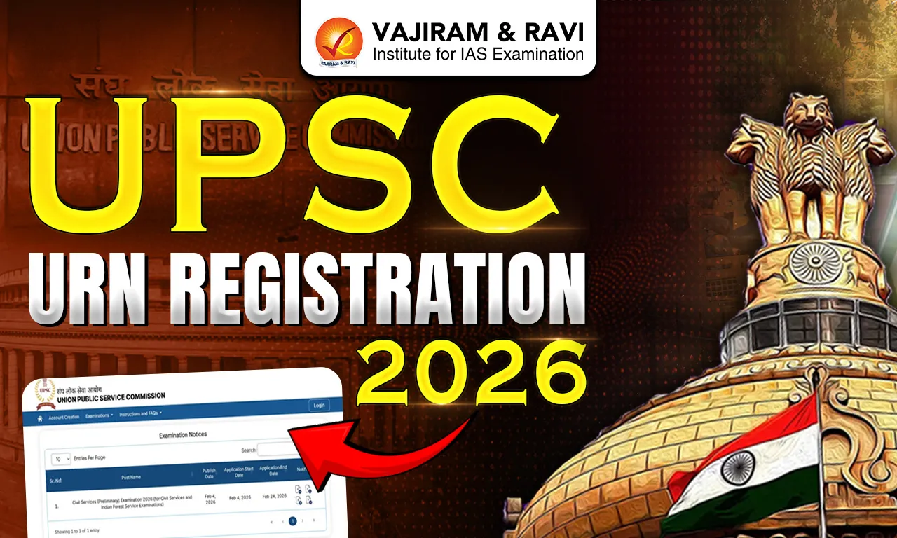 UPSC URN Registration 2026