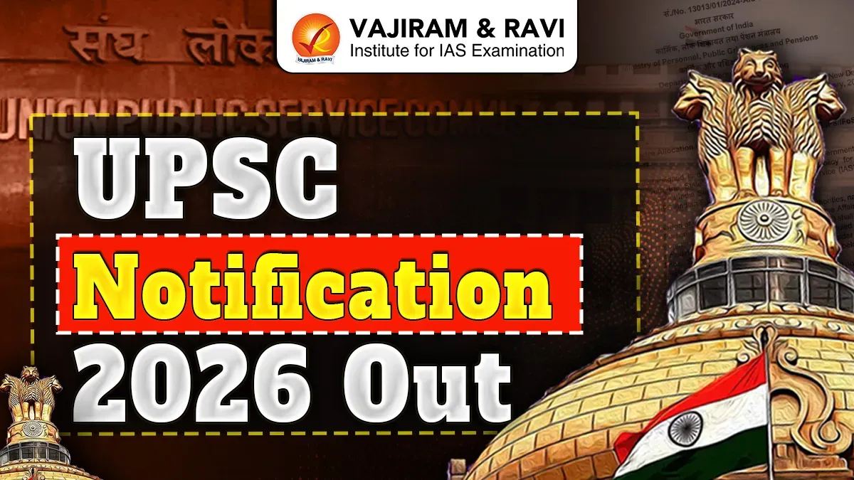 UPSC Notification 2026