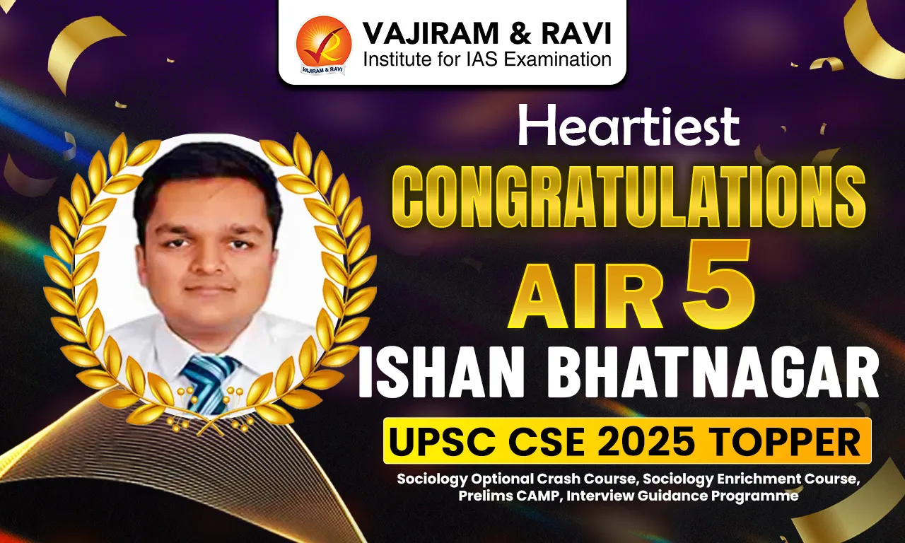 Ishan Bhatnagar UPSC AIR 5 2025