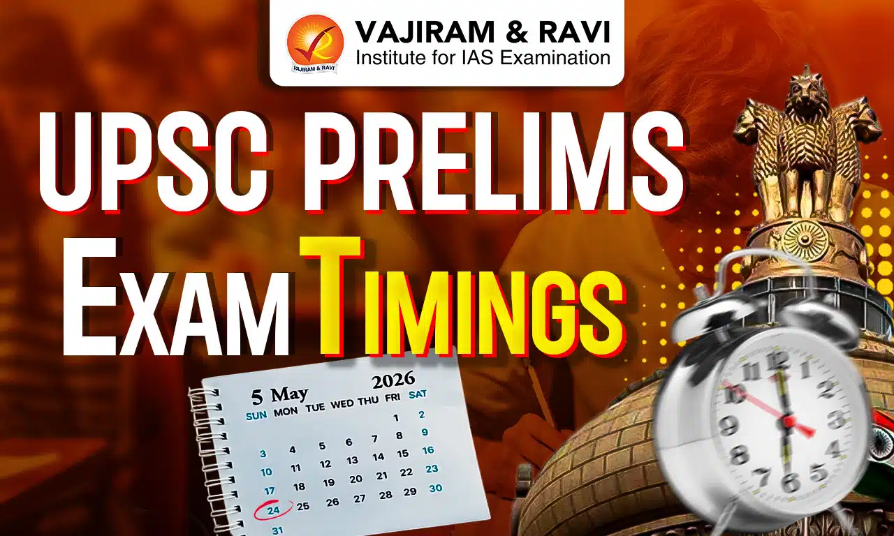 UPSC Prelims Exam Timings 2026