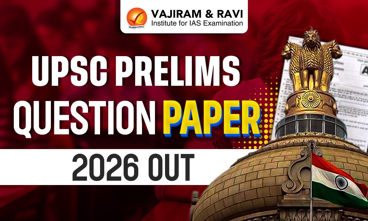 UPSC Prelims Question Paper 2026 Out