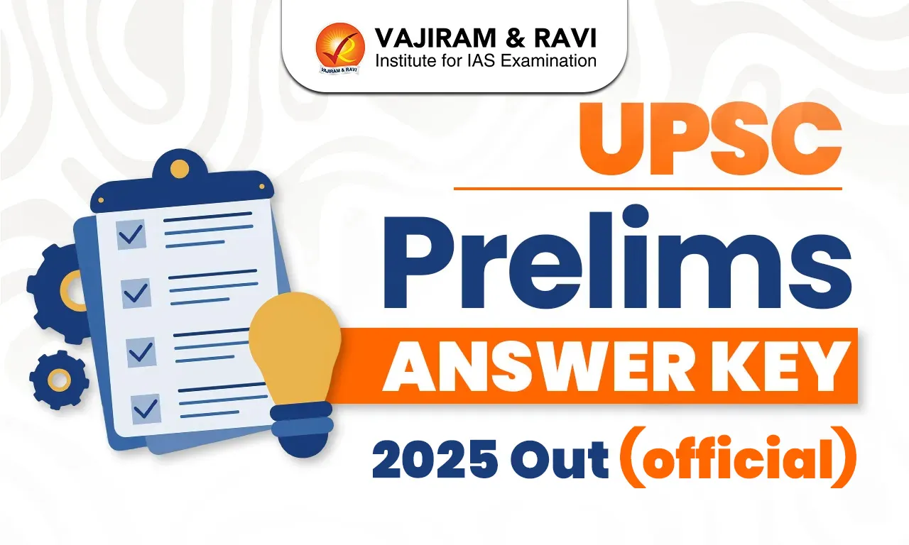 UPSC prelims answer key 2025 out official
