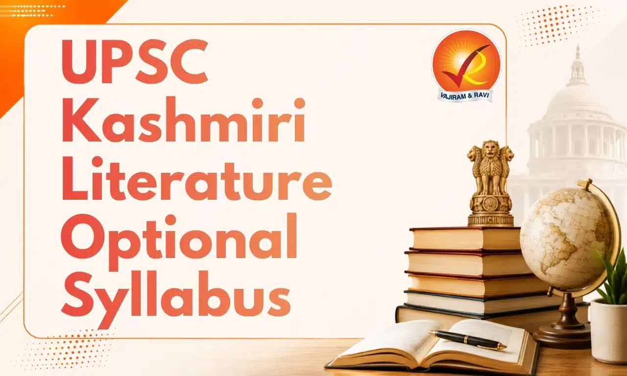 UPSC Kashmiri Literature Optional Syllabus