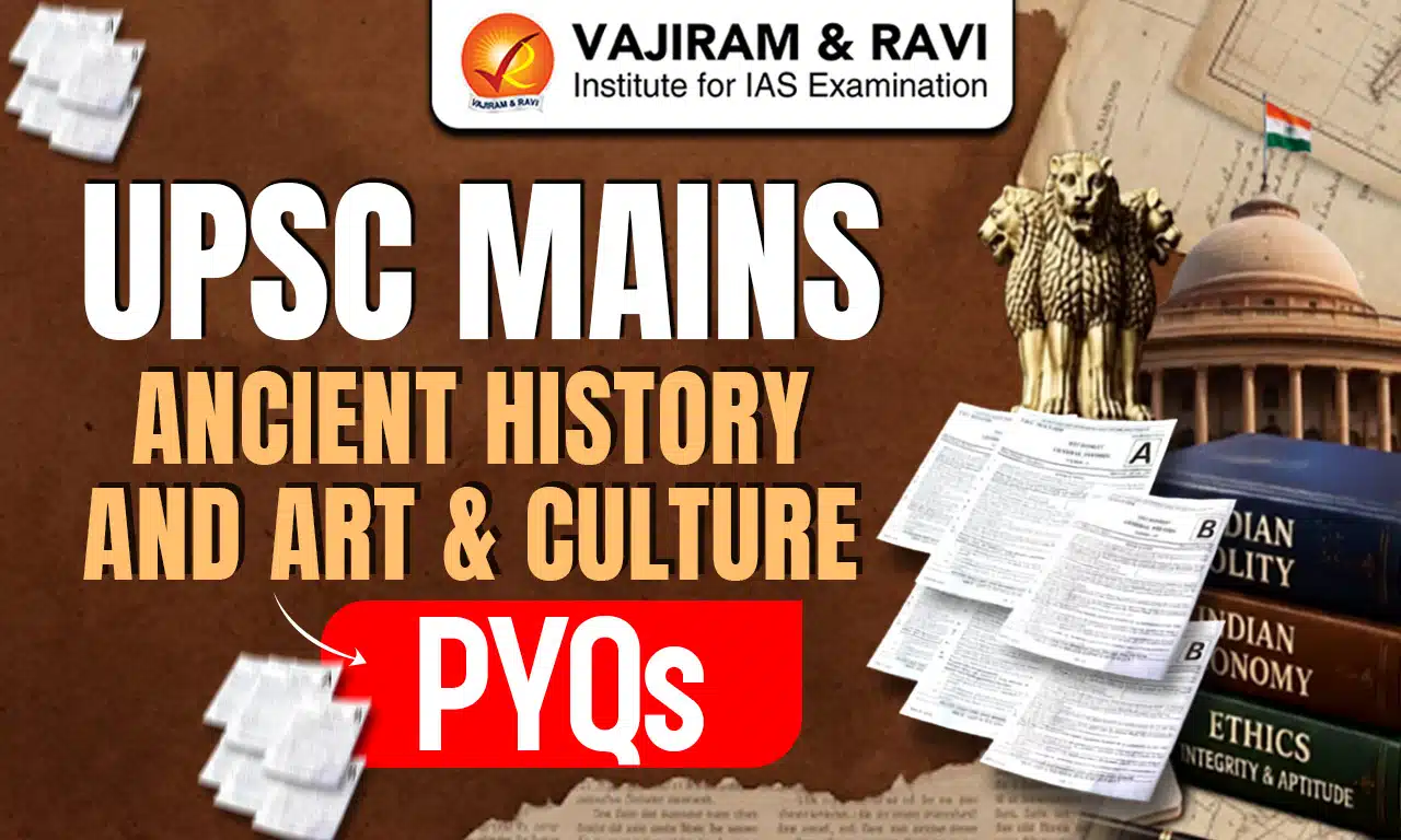 UPSC Mains Ancient History and Art & Culture PYQs