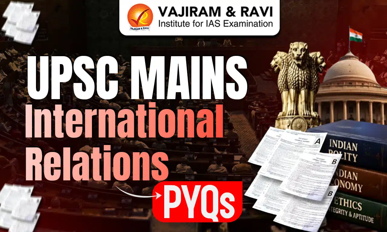 UPSC Mains International Relations PYQs