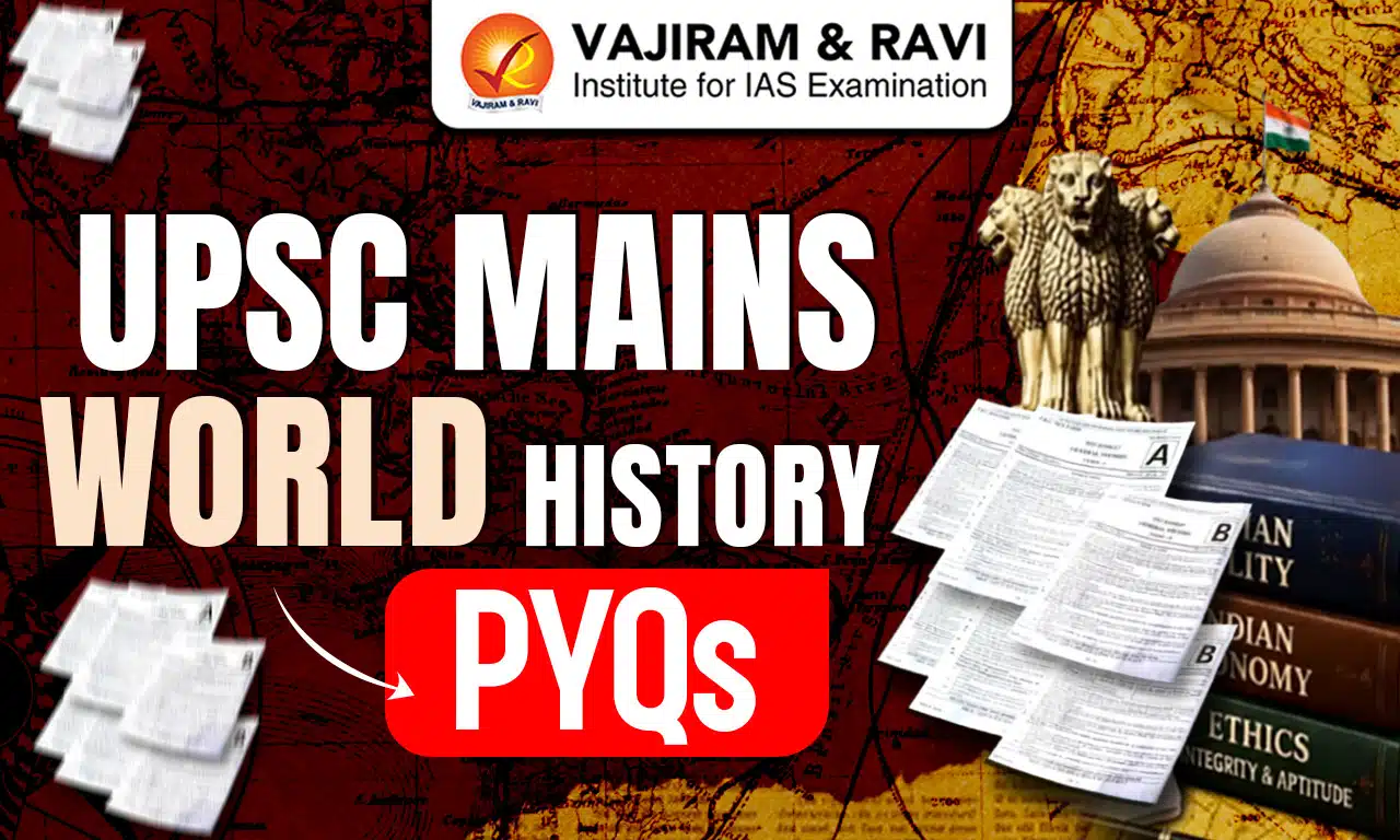 UPSC Mains World History PYQs