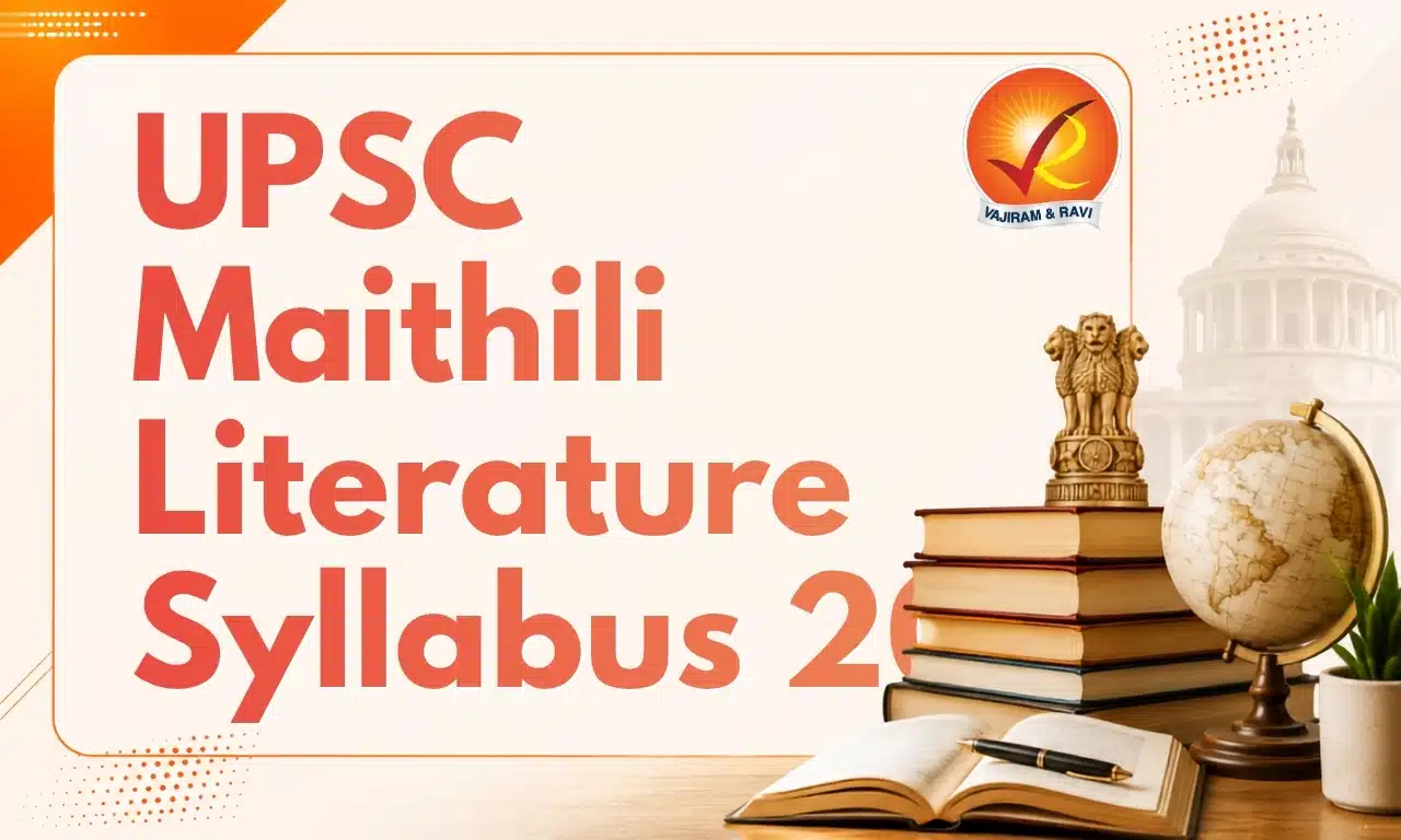UPSC Maithili Literature Syllabus 2026