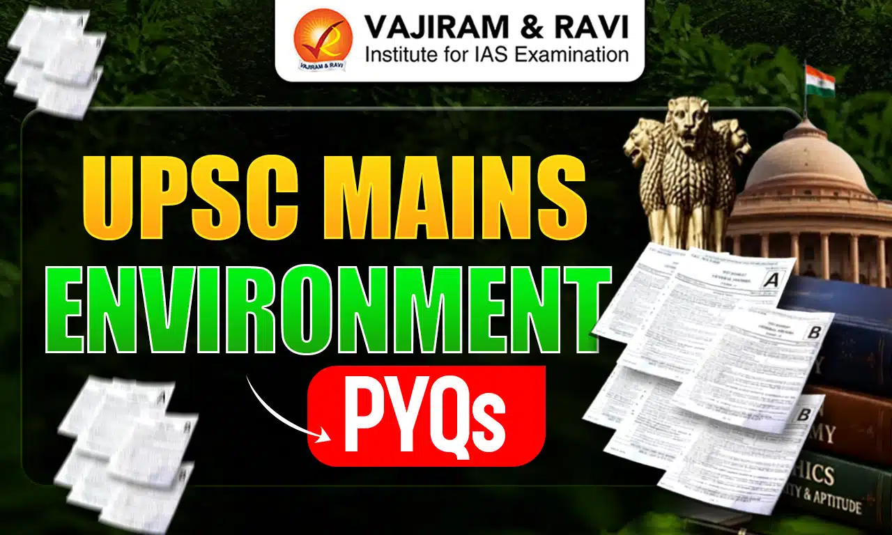 UPSC Mains Environment PYQs