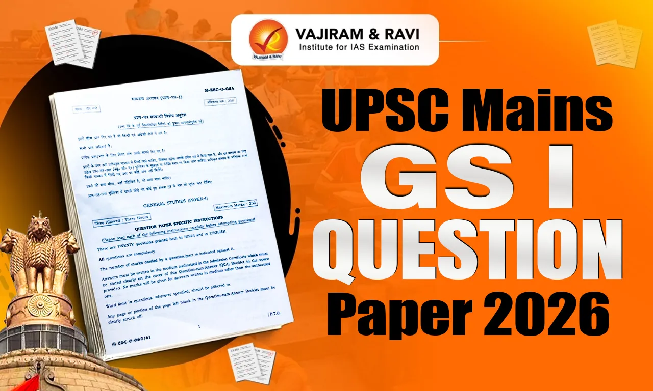 upsc mains gs 1 question paper 2026