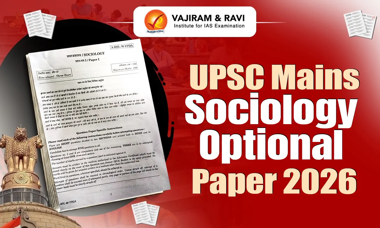 UPSC Sociology Optional Paper 2026