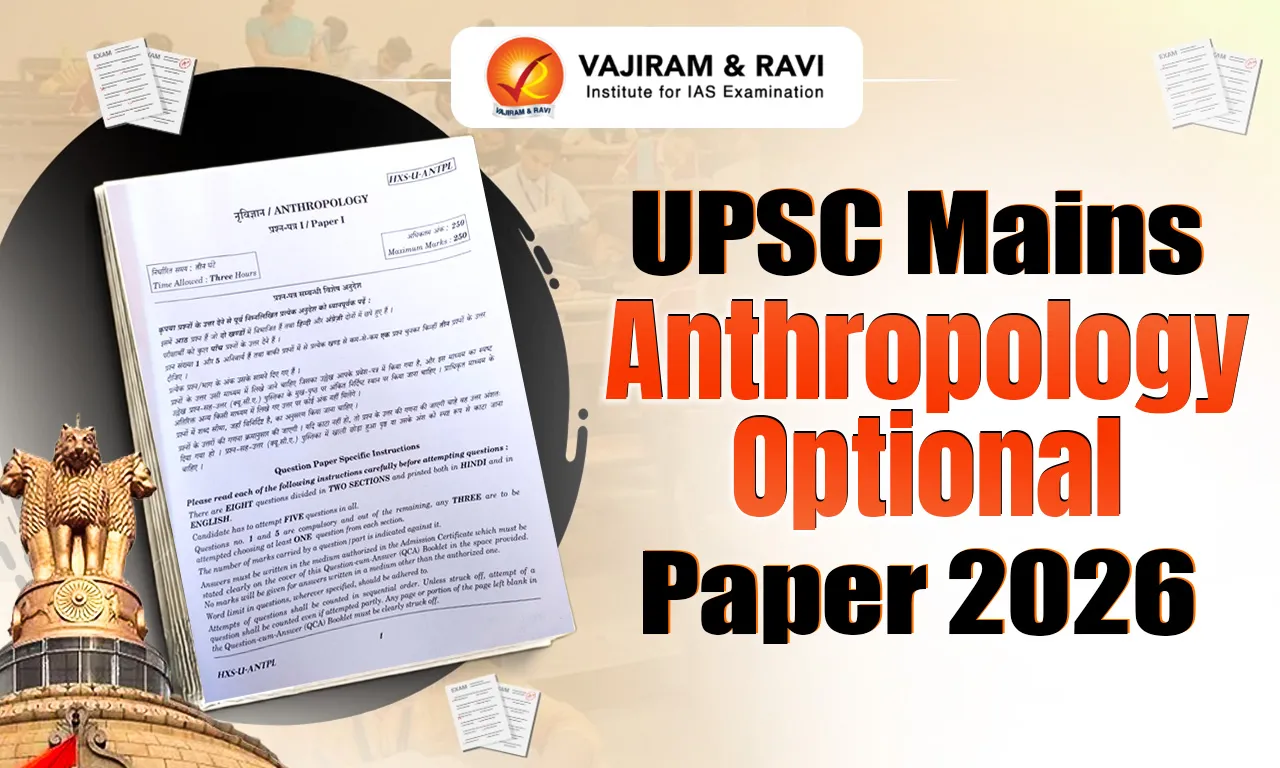 UPSC Anthropology Optional Paper 2026
