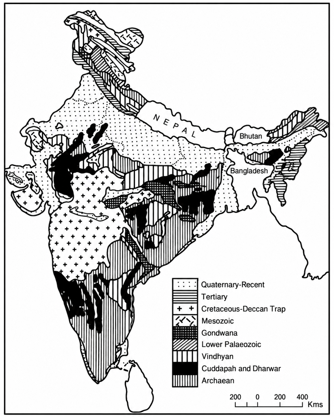 Rock System of India