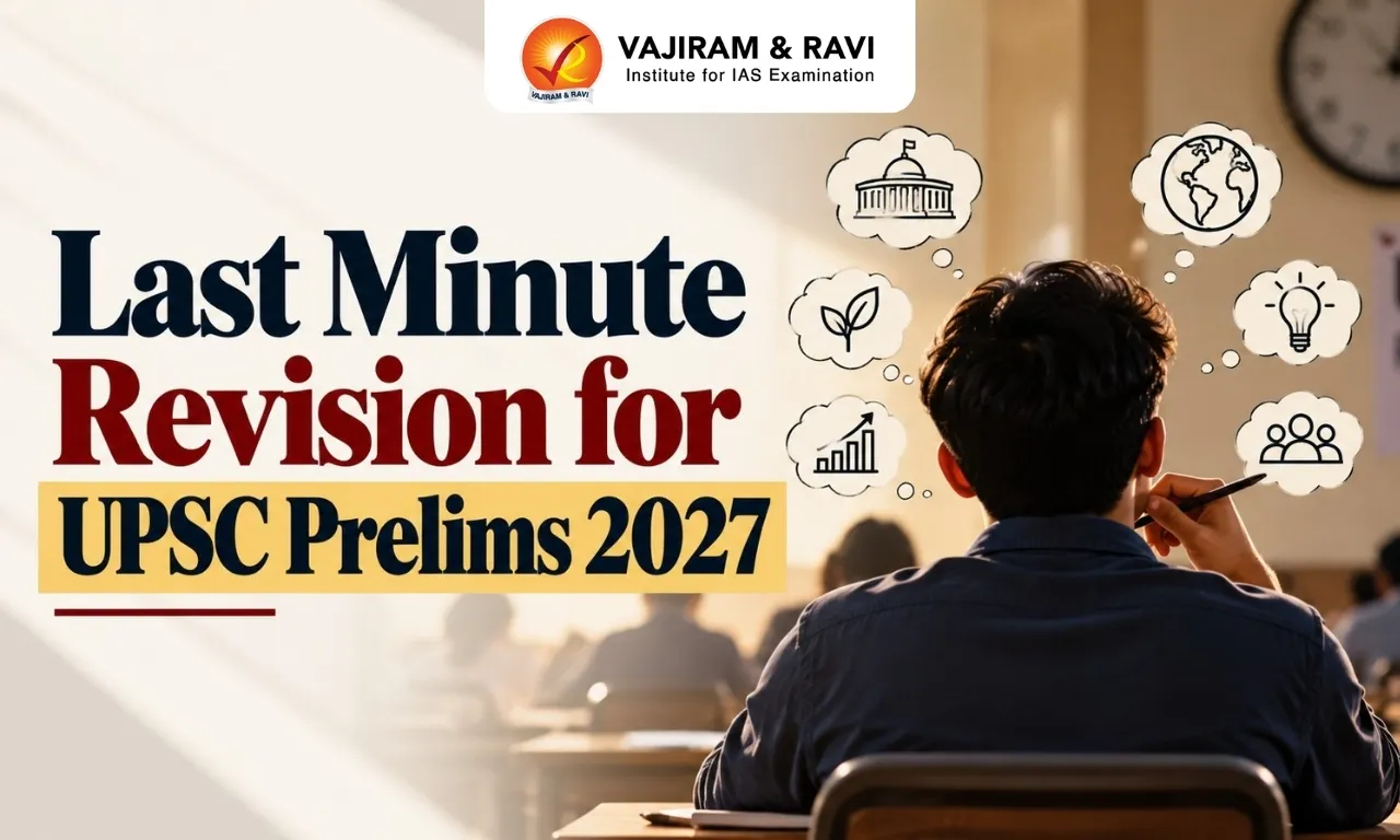 Last Minute Revision for UPSC Prelims 2027
