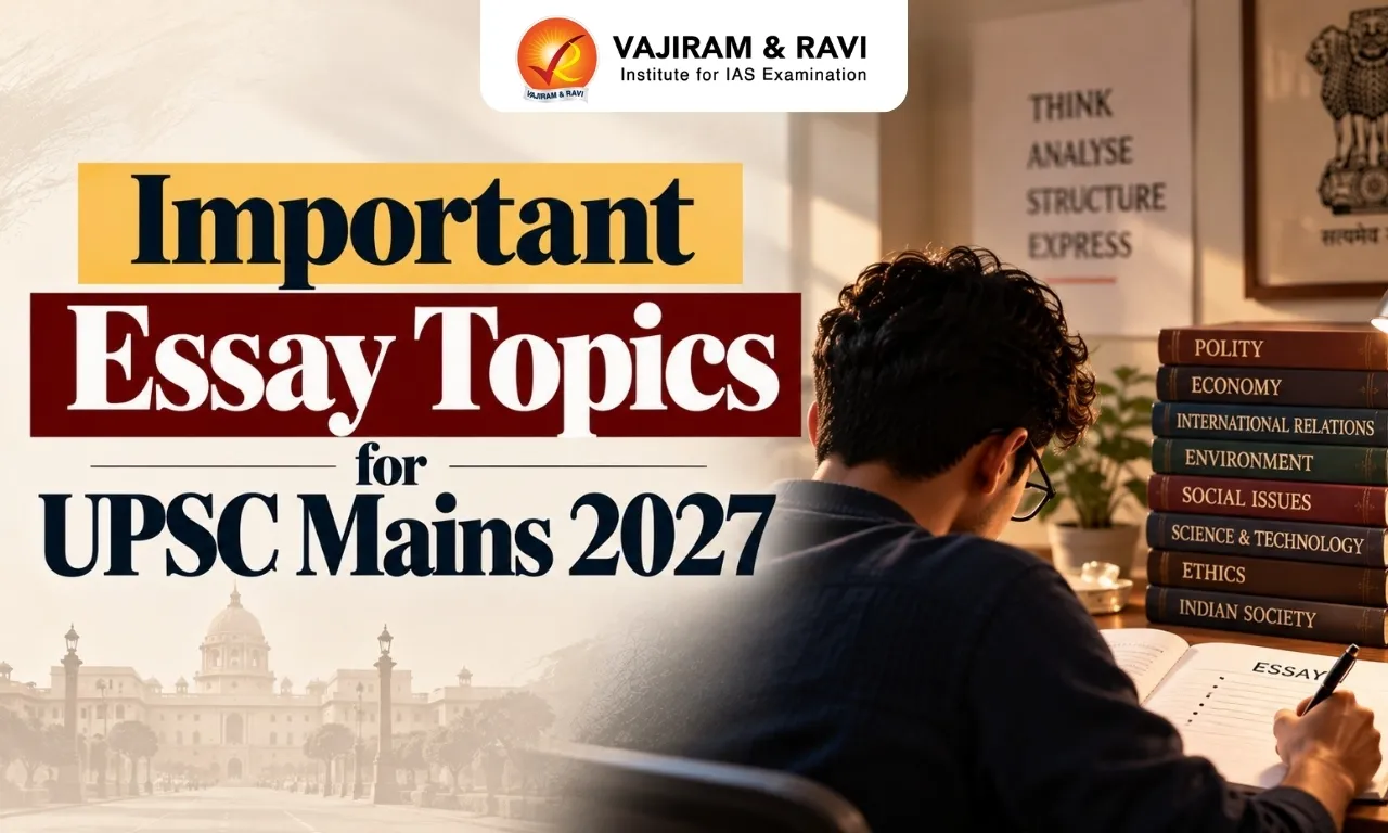Important Essay Topics for UPSC Mains 2027