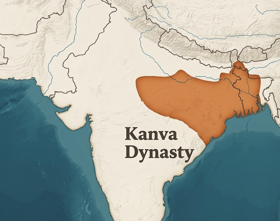 Kanva Dynasty Map