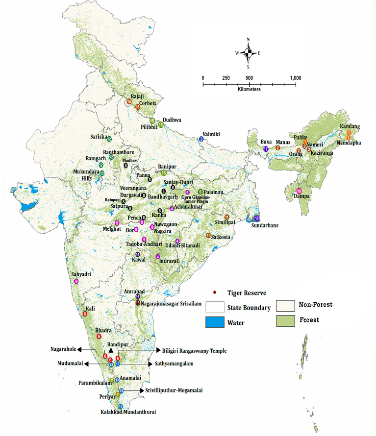 Tiger Reserves in India